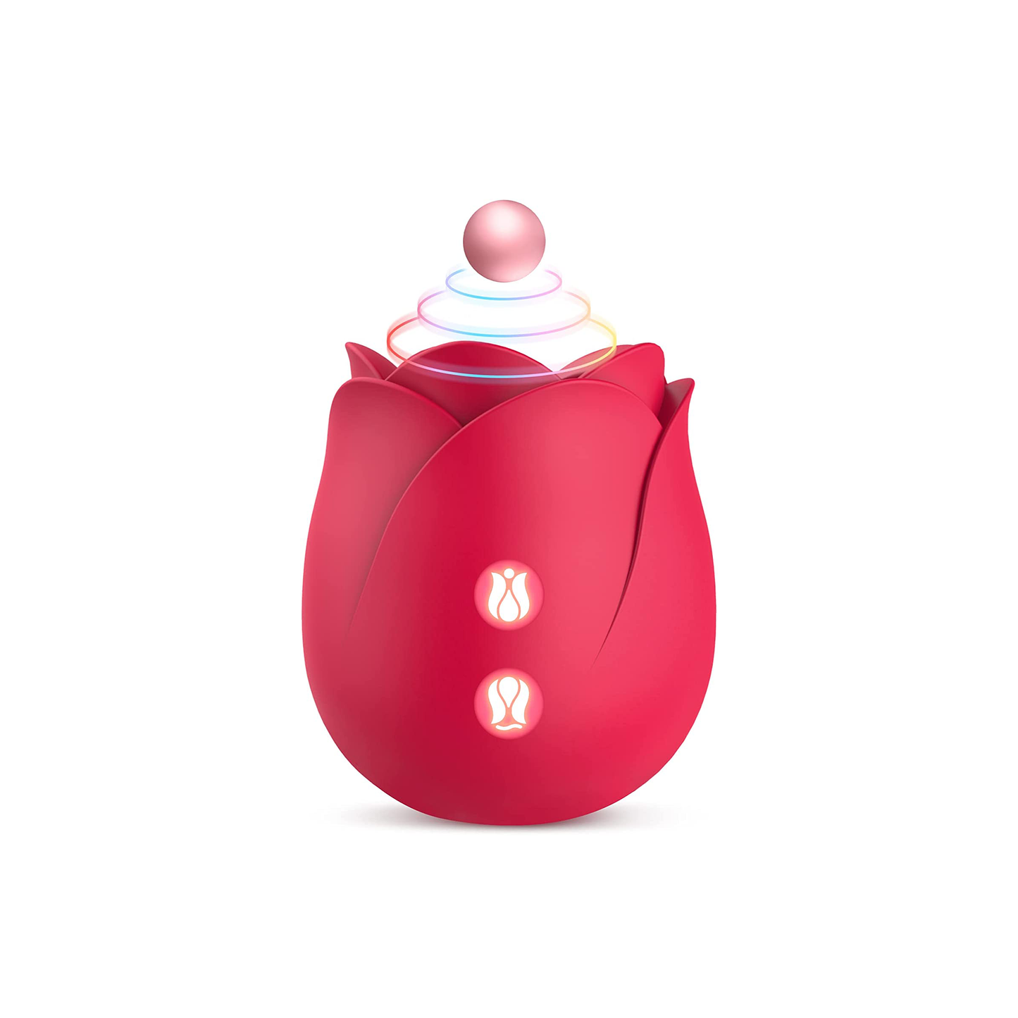 Rose Portable Vibrator (Red)