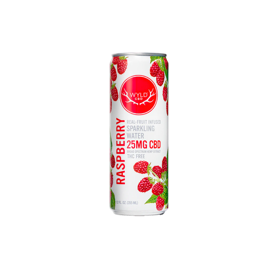 WYLD CBD Sparkling Water (12oz) | 4 Pack